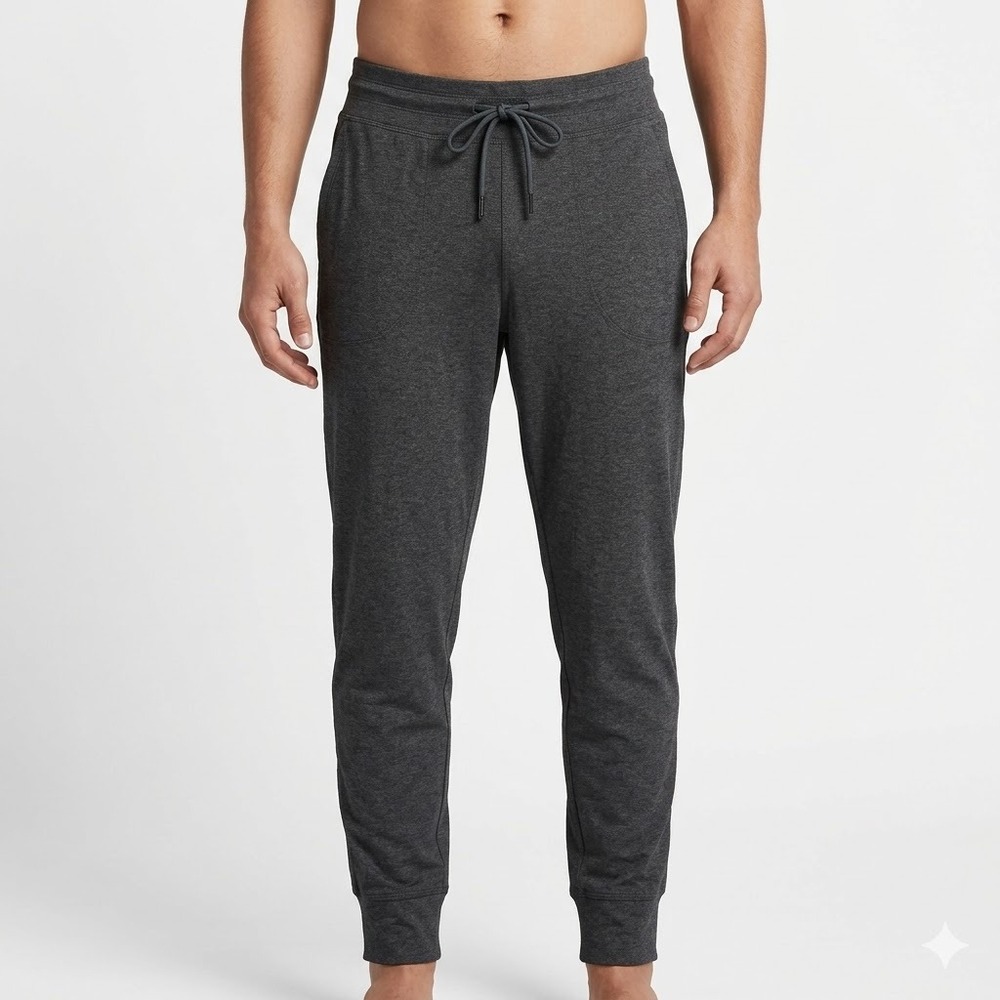 Lole‎ Marled Charcoal Grey Eliana Jogger Lounge Pants Mens Size Medium EUC